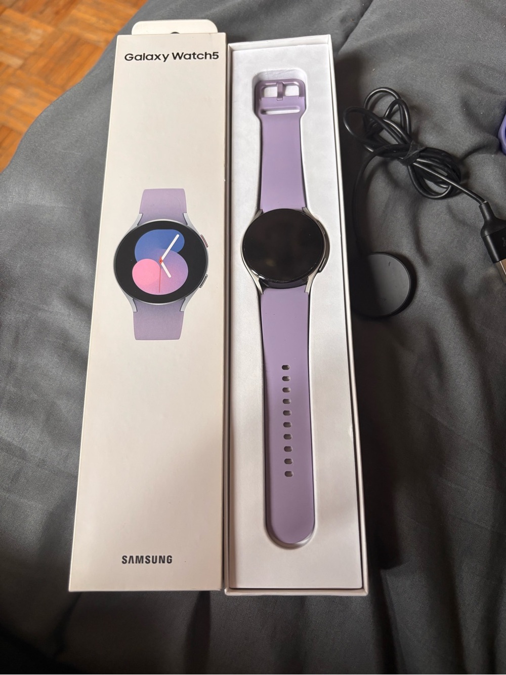 Samsung Galaxy Watch5 Lavender Band Smartwatch